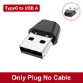 CABO USB MAGNÉTICO 2 METROS COMPLETO - Carga Rápida! - Type A e Type C - LUPWAY - 6 em 1