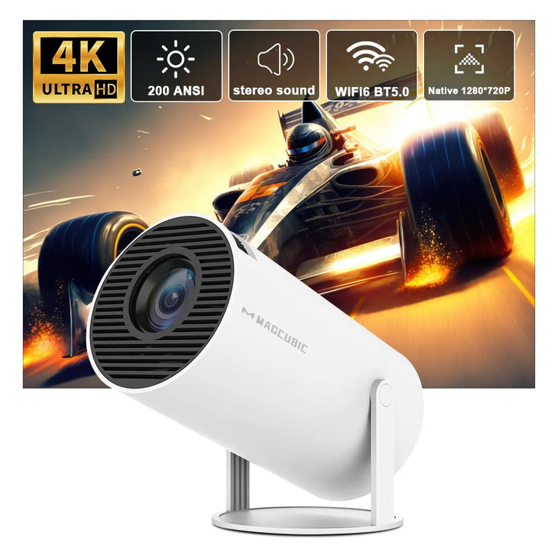 PROJETOR MAGCUBIC HY300 - 4K ANDROID 11 DUAL WIFI 6